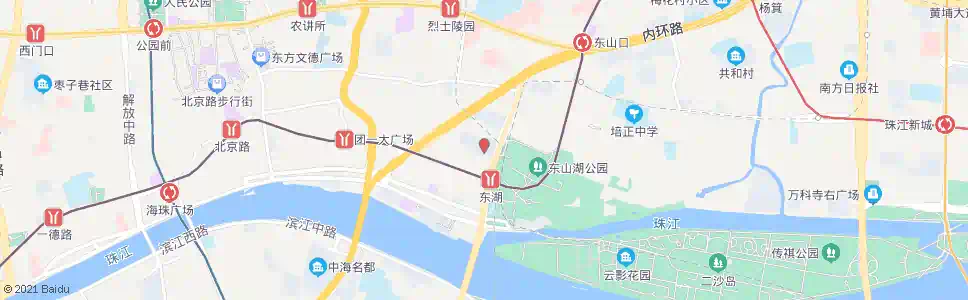 广州东湖新村_公交站地图_广州公交_妙搜公交查询2025