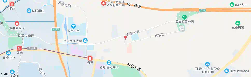 广州开发区电大_公交站地图_广州公交_妙搜公交查询2025