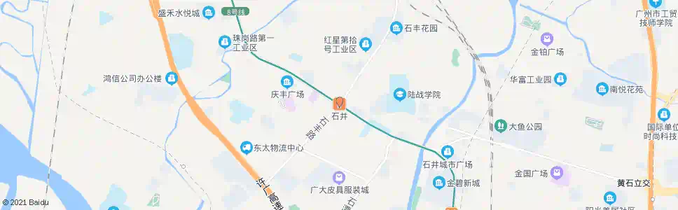 广州石井镇_公交站地图_广州公交_妙搜公交查询2025