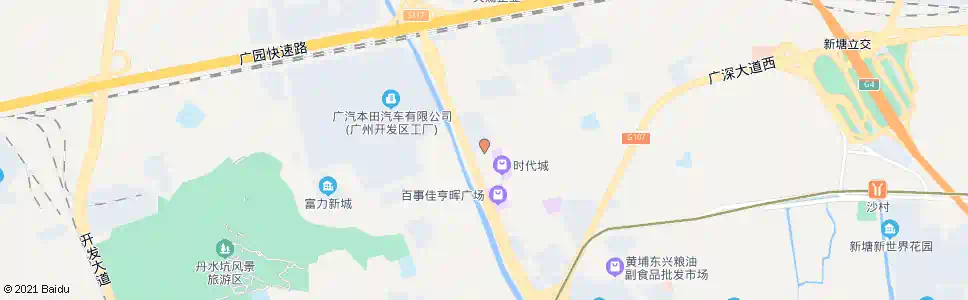 广州沧联市场_公交站地图_广州公交_妙搜公交查询2025