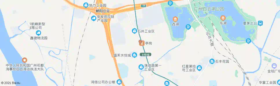 广州亭石北路口_公交站地图_广州公交_妙搜公交查询2025