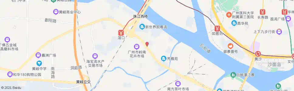 广州桥东小区总站_公交站地图_广州公交_妙搜公交查询2025