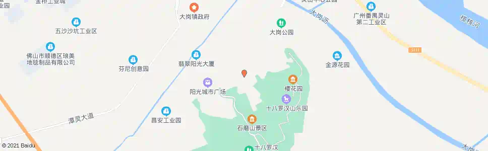 广州昶联厂_公交站地图_广州公交_妙搜公交查询2025