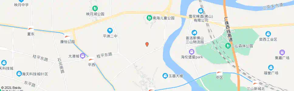 广州桂城长者颐乐中心_公交站地图_广州公交_妙搜公交查询2025