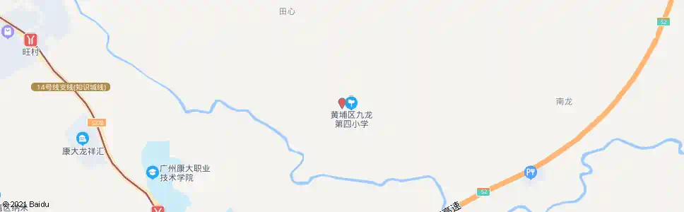 广州洋田村路口_公交站地图_广州公交_妙搜公交查询2025