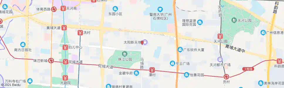 广州红线女中心_公交站地图_广州公交_妙搜公交查询2025