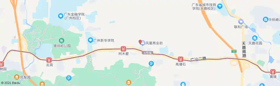 广州柯木塱市场_公交站地图_广州公交_妙搜公交查询2025