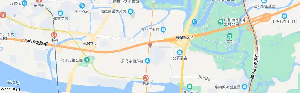 广州后滘村_公交站地图_广州公交_妙搜公交查询2025