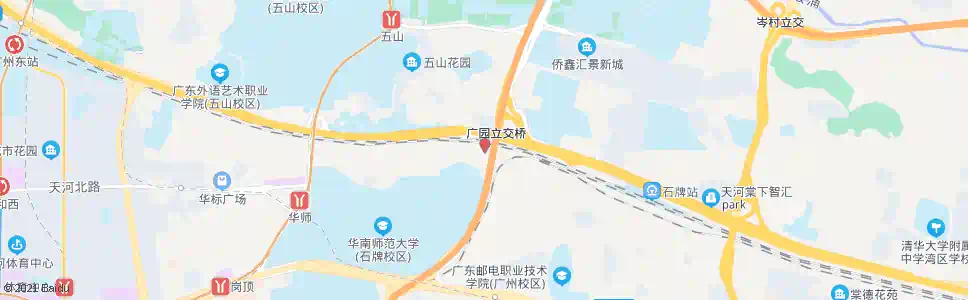 广州华景新城西_公交站地图_广州公交_妙搜公交查询2025