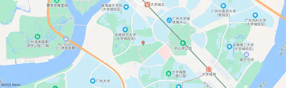 广州华师生活区(华师一路)_公交站地图_广州公交_妙搜公交查询2025