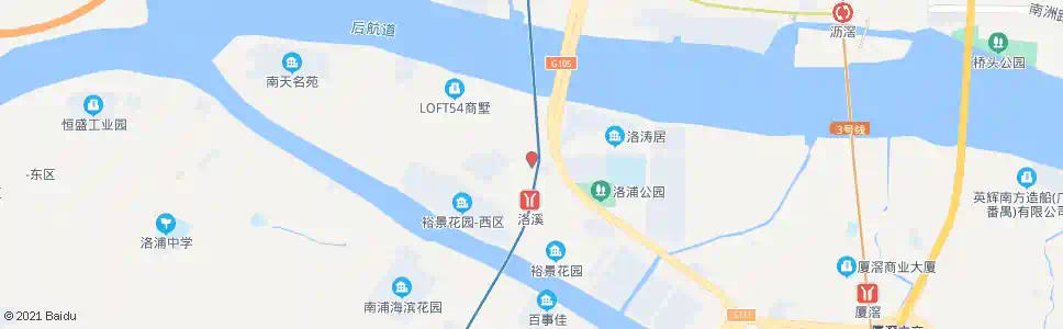 广州新浦路口_公交站地图_广州公交_妙搜公交查询2025