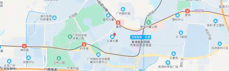 广州暹岗村口_公交站地图_广州公交_妙搜公交查询2025