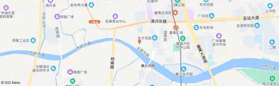 广州东丽园_公交站地图_广州公交_妙搜公交查询2025