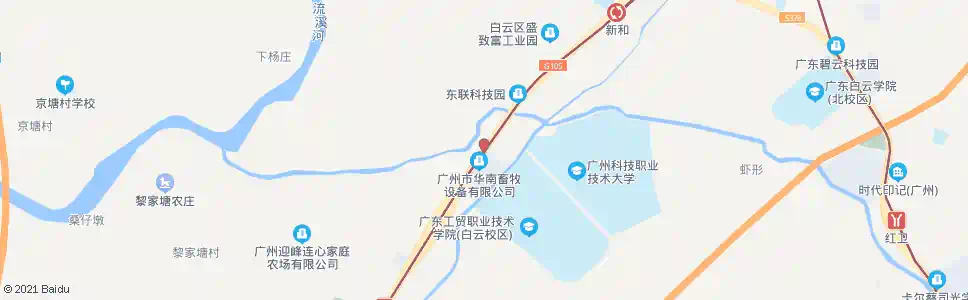 广州广东工贸职业技术学院_公交站地图_广州公交_妙搜公交查询2025