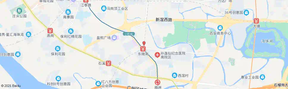 广州瑞南路口_公交站地图_广州公交_妙搜公交查询2025