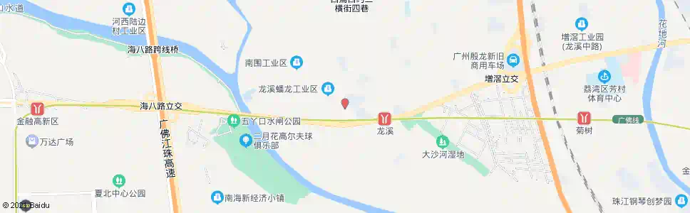 广州凤西二路_公交站地图_广州公交_妙搜公交查询2025