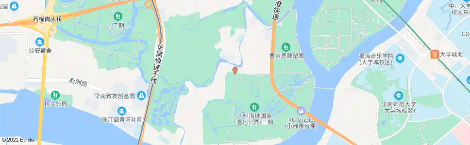 广州小洲村口_公交站地图_广州公交_妙搜公交查询2025