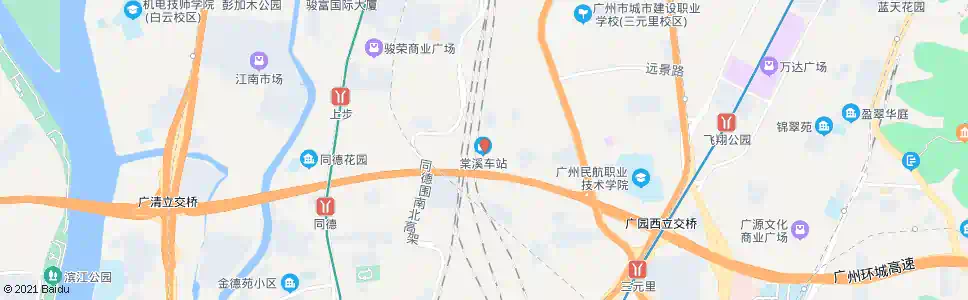 广州北站路_公交站地图_广州公交_妙搜公交查询2025