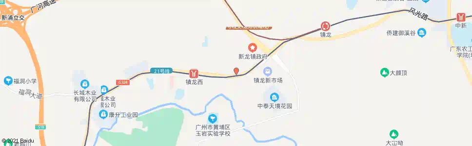 广州新围村路口_公交站地图_广州公交_妙搜公交查询2025