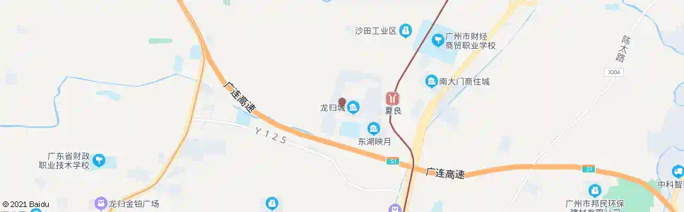 广州龙归城南_公交站地图_广州公交_妙搜公交查询2025