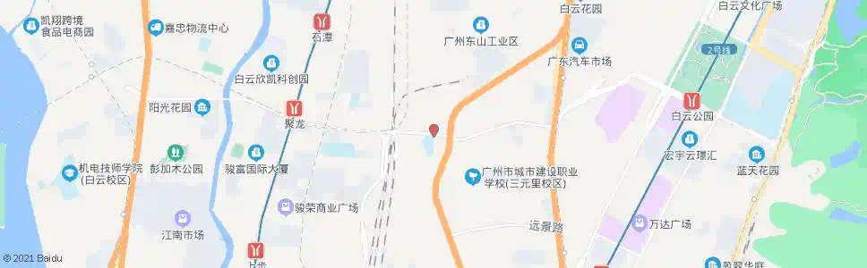 广州德康路_公交站地图_广州公交_妙搜公交查询2025