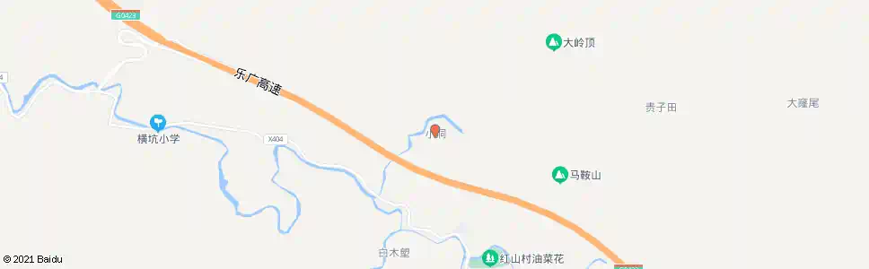 广州小洞村_公交站地图_广州公交_妙搜公交查询2025