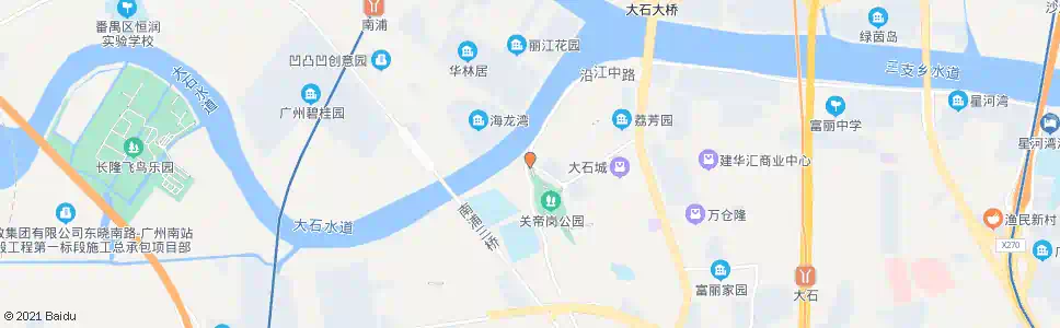 广州大石文化广场_公交站地图_广州公交_妙搜公交查询2025