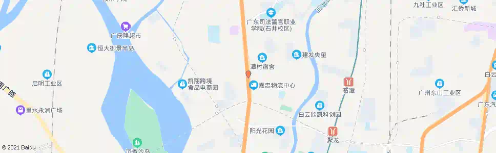 广州湖天货运站_公交站地图_广州公交_妙搜公交查询2025