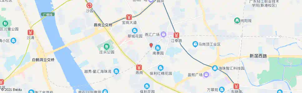 广州燕翔路_公交站地图_广州公交_妙搜公交查询2025