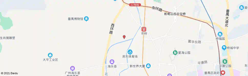 广州市桥北城中巴站总站_公交站地图_广州公交_妙搜公交查询2025