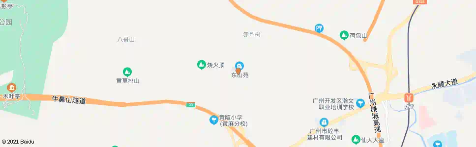 广州黄麻社区居委会_公交站地图_广州公交_妙搜公交查询2025