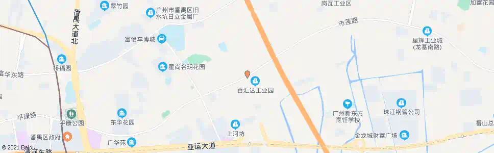 广州傍江东村_公交站地图_广州公交_妙搜公交查询2025