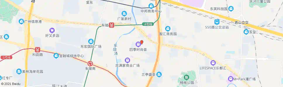 广州东圃大马路北_公交站地图_广州公交_妙搜公交查询2025