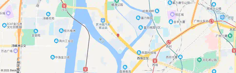 广州富力半岛花园_公交站地图_广州公交_妙搜公交查询2025