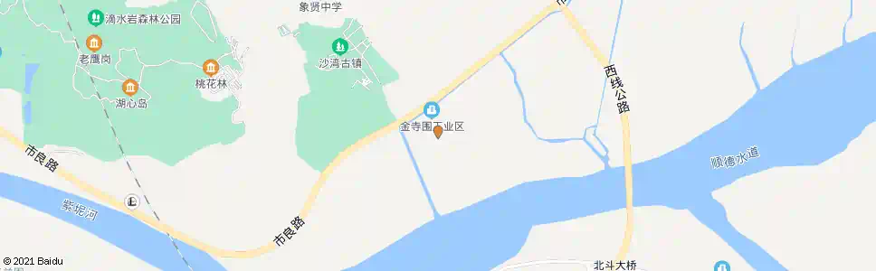 广州金湾生活区_公交站地图_广州公交_妙搜公交查询2025