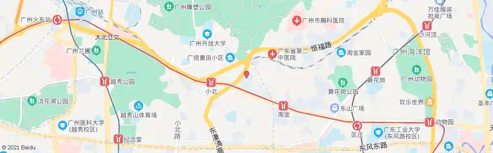 广州市广播电视台_公交站地图_广州公交_妙搜公交查询2025