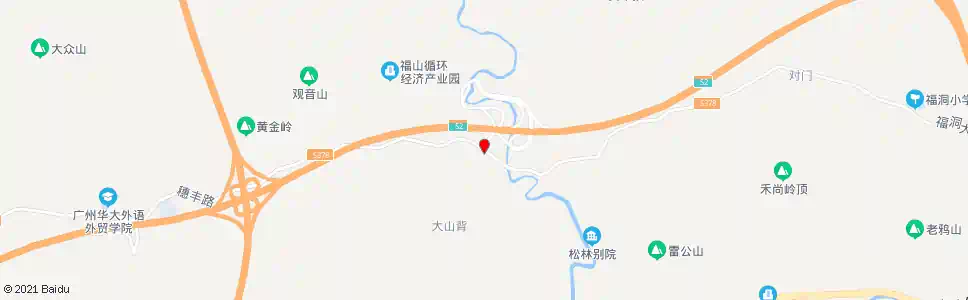 广州旧福山村委_公交站地图_广州公交_妙搜公交查询2025