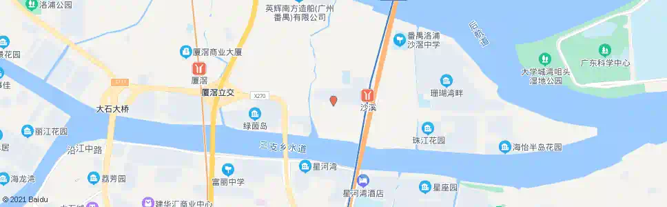 广州沙溪商贸城_公交站地图_广州公交_妙搜公交查询2025