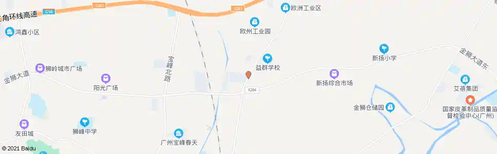 广州合境村(金狮大道)_公交站地图_广州公交_妙搜公交查询2025