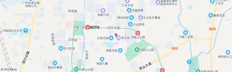 广州美泰家居广场(大润发)_公交站地图_广州公交_妙搜公交查询2025