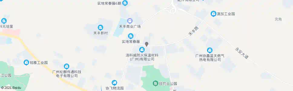 广州禾丰路中_公交站地图_广州公交_妙搜公交查询2025