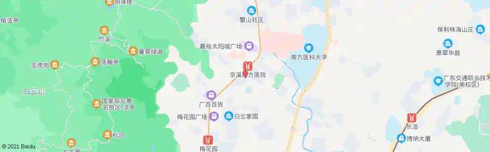 广州京溪路_公交站地图_广州公交_妙搜公交查询2025