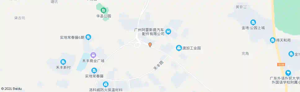 广州永和(木古村)_公交站地图_广州公交_妙搜公交查询2025