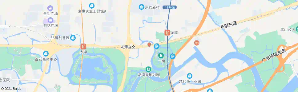 广州新滘东路总站(龙潭村)_公交站地图_广州公交_妙搜公交查询2025