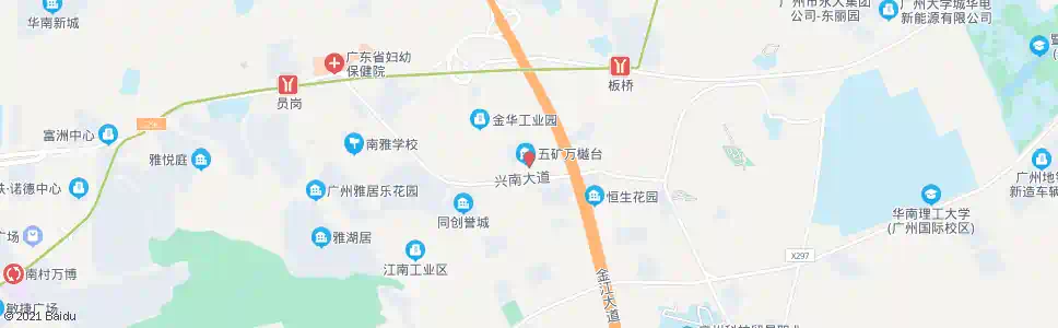 广州隆辉工业村_公交站地图_广州公交_妙搜公交查询2025