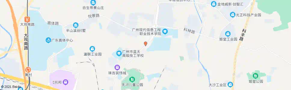 广州大淋岗村_公交站地图_广州公交_妙搜公交查询2025