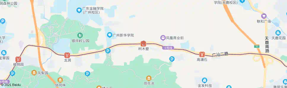 广州柯木塱站_公交站地图_广州公交_妙搜公交查询2025