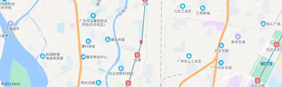 广州石槎路_公交站地图_广州公交_妙搜公交查询2025
