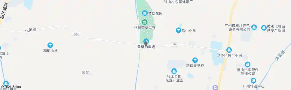 广州香草世界_公交站地图_广州公交_妙搜公交查询2025