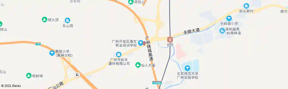 广州长平路口_公交站地图_广州公交_妙搜公交查询2025
